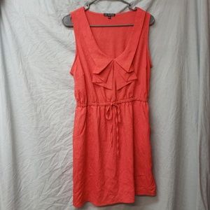 Reddish orange dress